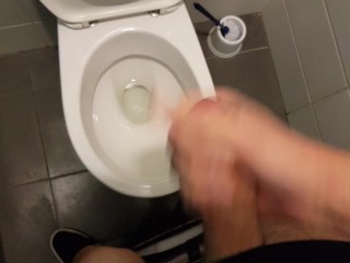 Wanking Give Public Toilet