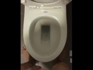 Young Asian Twink Shoots Blind Cum 'round Forgo Rest Room Seat