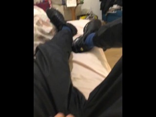 Horny Scally Chav Almost Nylon Trackies Together With Tns